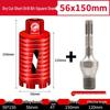 Compact Electric Hammer Water Drill Bit Set for Sharp Hole Opening in Range Hood, Wire Box, and Wall.