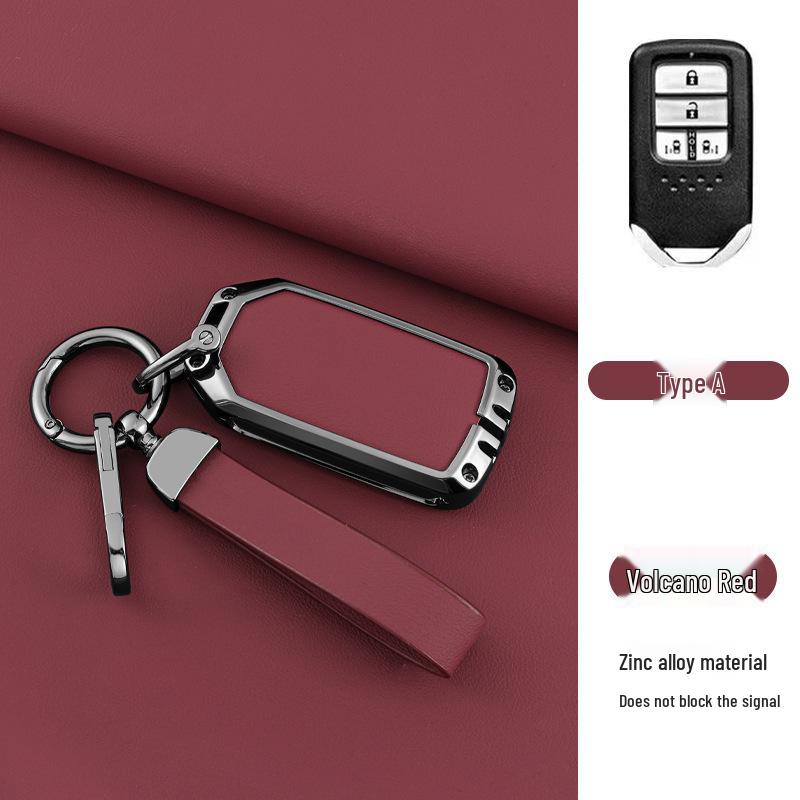 Stylish Metal Car Key Case for XRV, Fit, Vezel, URV, Fengfan, Xiangyu - Personalized Luxury Remote Shell Cover