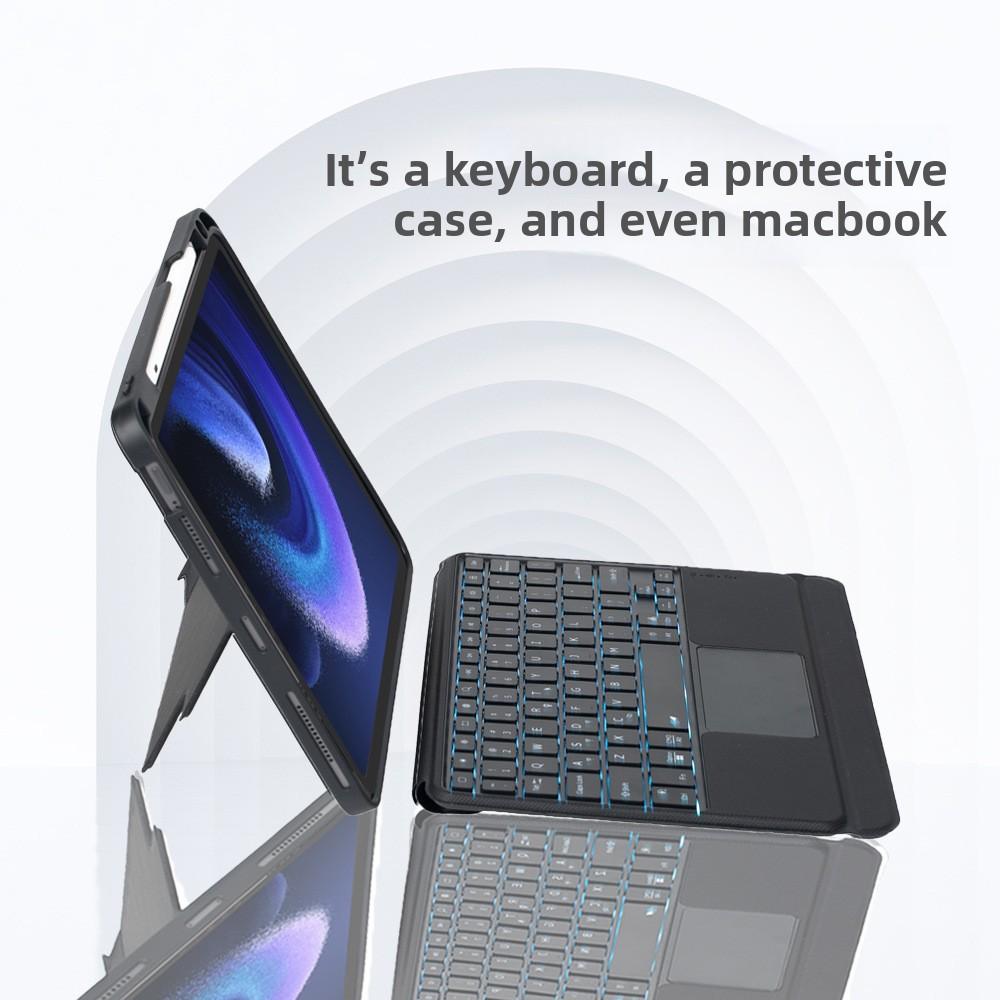 Bluetooth Keyboard Case for Xiaomi Tablet 7 5 6pro Protective Cover with Wireless Backlight