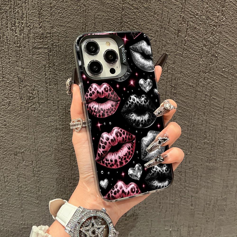 Simple and Caring Design Phone Case Suitable for iPhone 16, 17, 15, 14, 13, 12, 11 Pro/Max/Plus Anti Drop and Shockproof