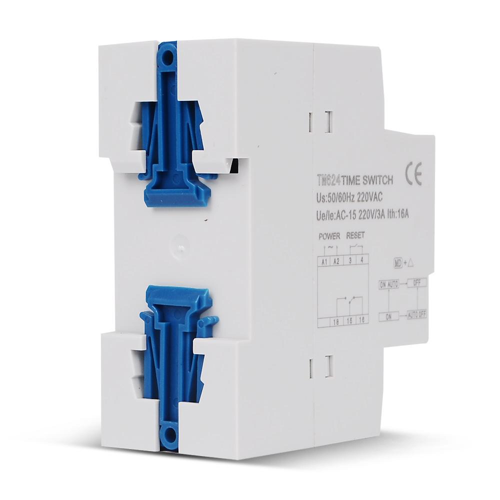DIN Rail Digital 40 Groups School or Factory Automatic Bell Timer Controller 1~99 Seconds Interval Auto Ring Time Switch AC 220V3