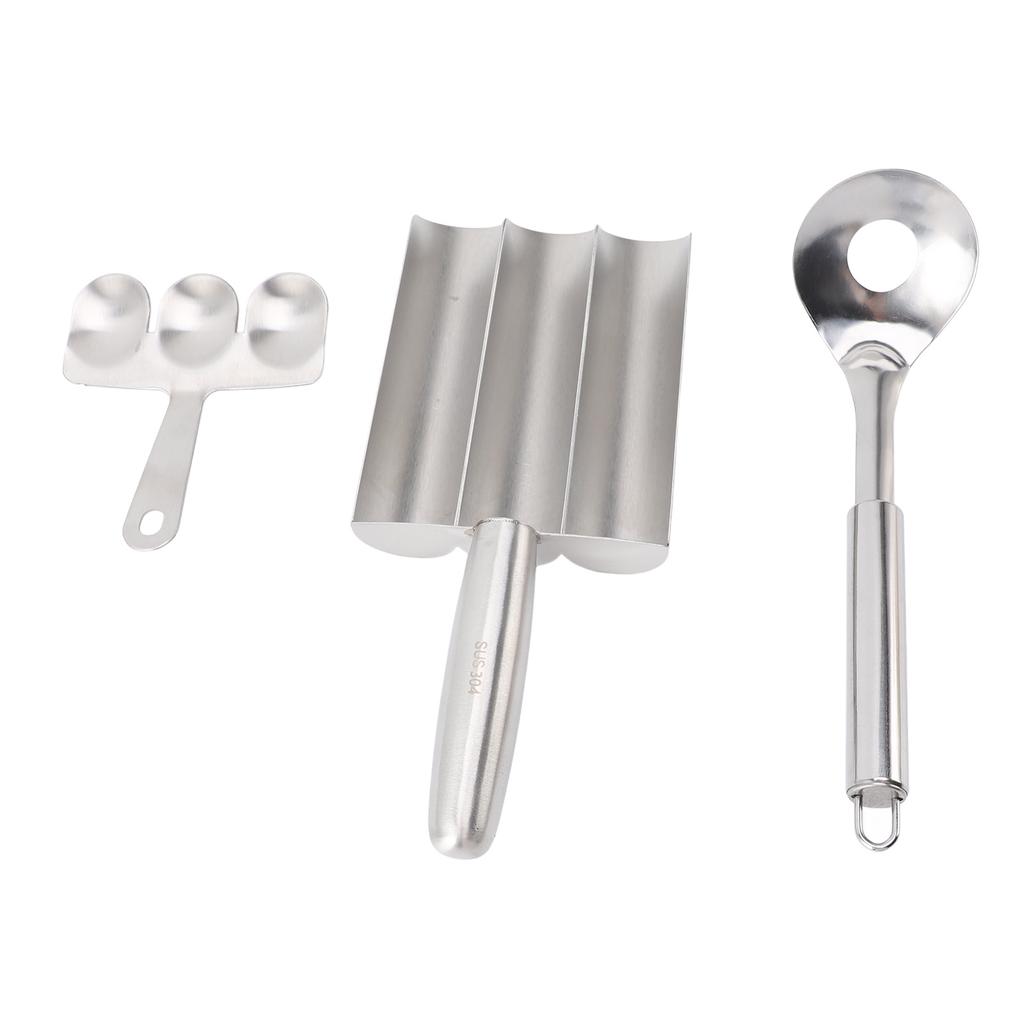 Stainless Steel Kitchen Triple Meatball Maker for Meatball Lovers Home Cooking Tools Dishwasher Safe