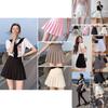 Stylish Women High Waist Pleated Skirt Featuring Comfortable Safety Shorts Inside