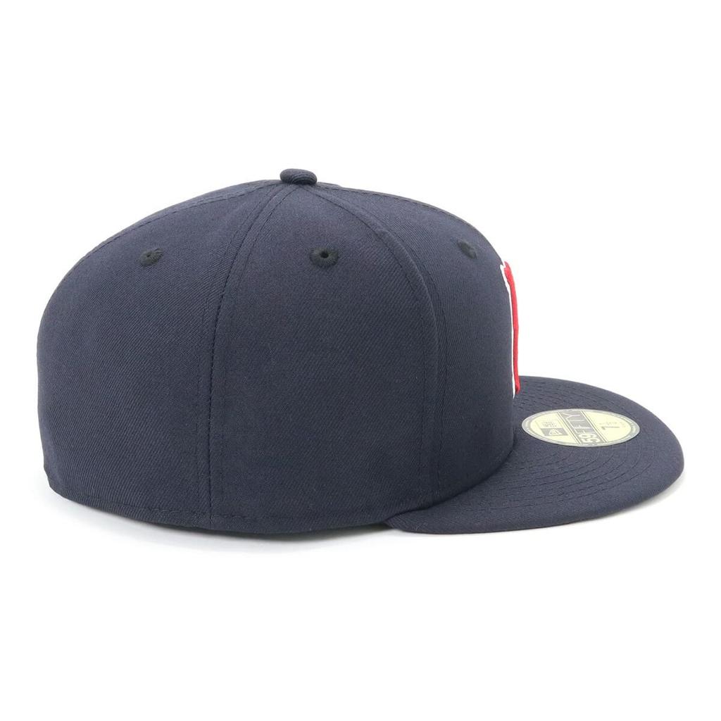 New Era Authentic Flat Visor MLB Size 7 ACPERF BOSRED 25J BOS/Game Cap, 3/8, GM,