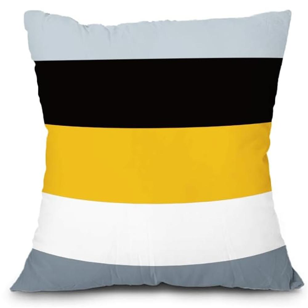 

Geometric Color Block Pillowcase Modern Minimalist Bedroom Sofa Decorative Cushion Cover with Zipper Pillowcase 16x16Inch