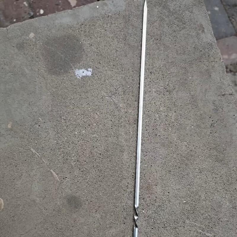 Oeny Stainless Steel Flat BBQ Skewers
