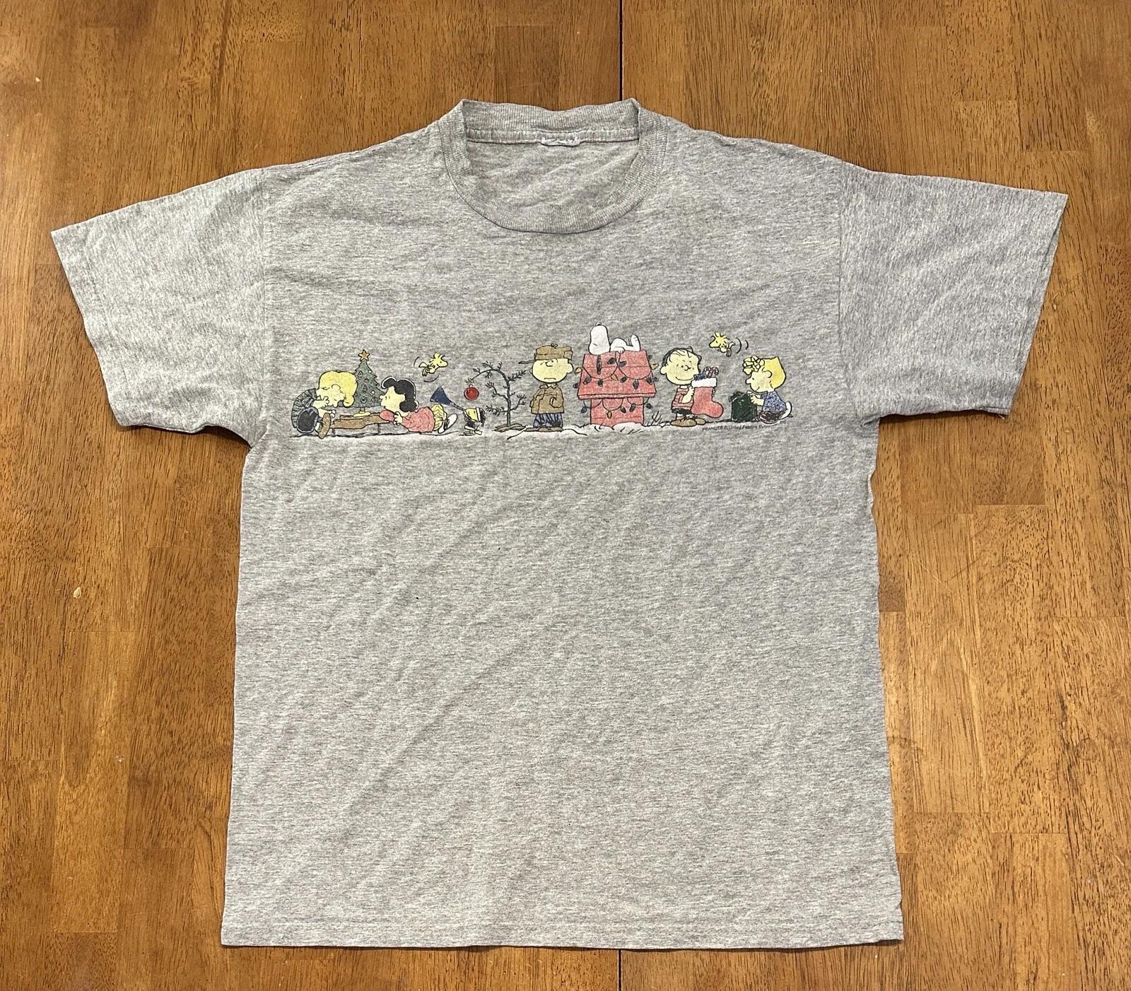 Peanuts Charlie Brown Christmas T Shirt Small 4XL