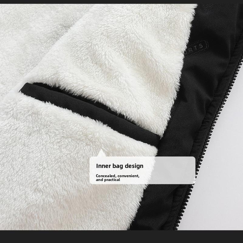 Herren Übergröße Daunen Baumwolle Weste Herbst Winter Warme Weste Fleece Partner Outfit Neu Lässige Ärmellose Jacke