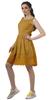 Moomaya Printed Lace Evening Mini Dress For Party Sleeveless Women Clothing