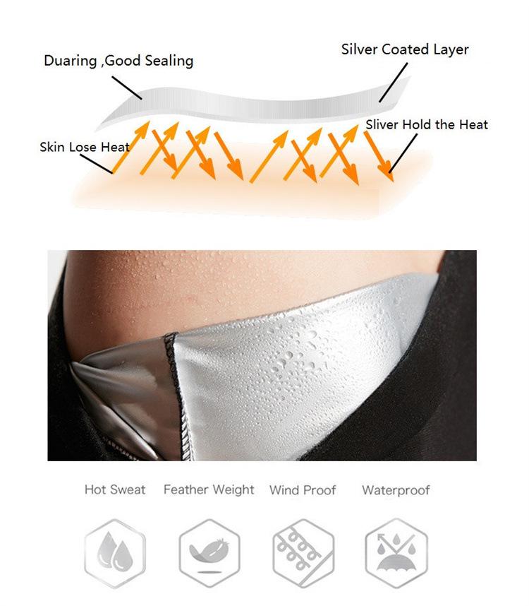 Women's High Waist Body Shaping Sweat-Inducing Fitness Sweatpants