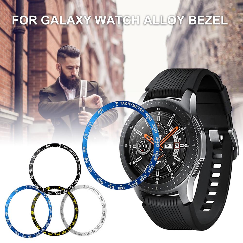 Bezel Suitable for Galaxy Watch 42/46MM Speed Metal Protection Ring Adhesive Cover Anti Scratch Repl