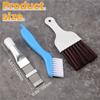 ABUL-3Pcs Air Conditioner Manual Cleaning Tool Stainless Steel Fin Comb Radiator Air Conditioner Condenser Cleaning Brush