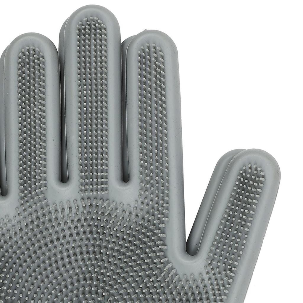 Les Trésors De Lily [A2293] - 'Astuces' Silikon-Spülhandschuhe, grau - 32x15 cm