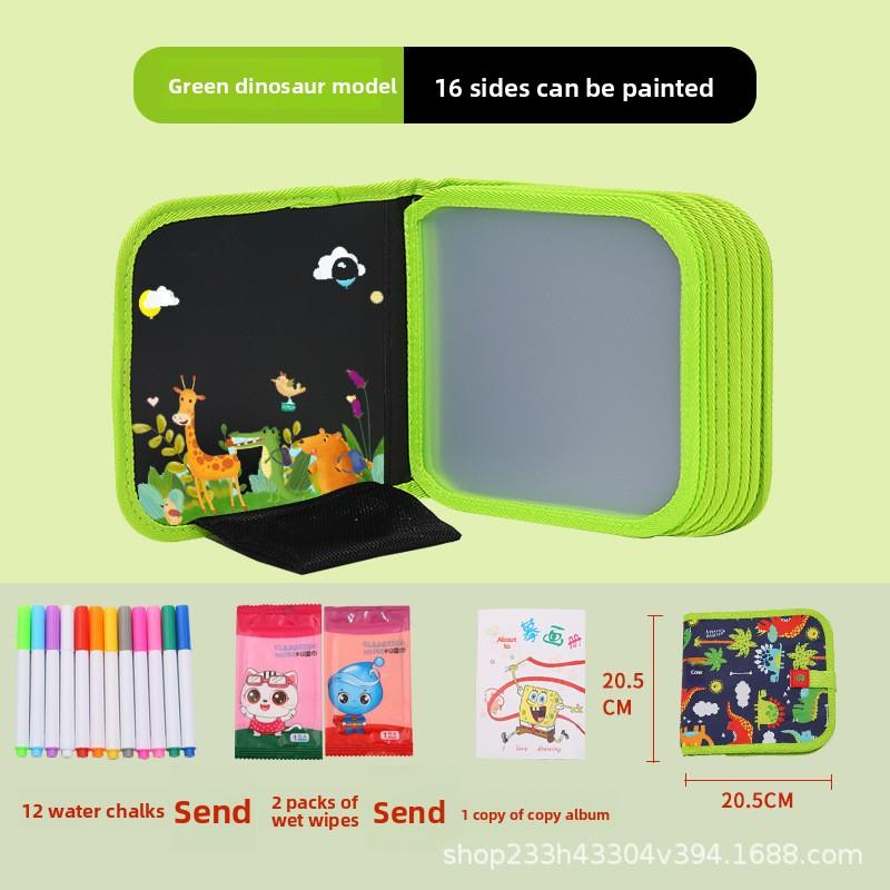 Children's Drawing Board Erasable Painting Book Coloring Water Chalk Cartoon Household Multi-functional Graffiti Drawing Board
