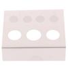 7 Löcher Edelstahl Rechteck Tattoo Tintenbecher Halter Ständer Pigmentbecher Rack