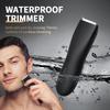 Electric men's pubic hair trimmer, full-body washable pubic hair trimmer, body hair shaver