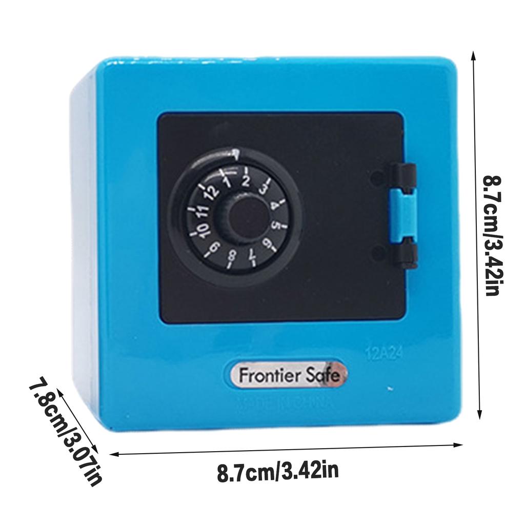 Plastic Piggy Bank Desk Ornament Portable Safe Box Password Locker Money Box for Kids Birthday New Year Gifts