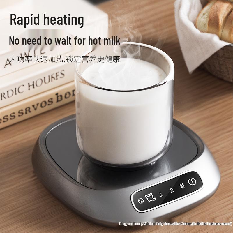 Smart USB-Activated Beverage Warmer with Timer for Desktops – Ideal for Coffee and Milk