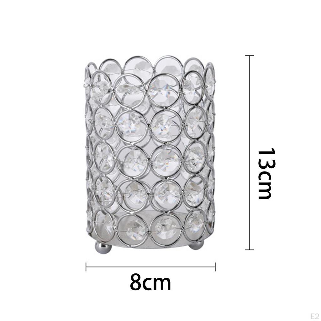 Candle Holder Cosmetics Brushes Storage Stationery Organizer European Style Makeup Brush for