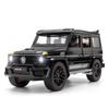 Large 1/18 Sacle Benz G800 Off Road SUV Alloy Metal Diecast Model Car Sound & Light Collectibles Ornaments Birthday Gift Friend