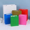 Single Color Gift Paper Bag for Festivals and Clothing Packaging
