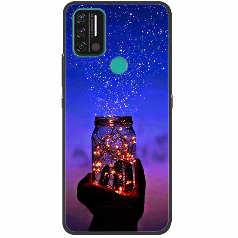Weiche bedruckte Hülle für Umidigi A9 Pro Hülle Silikon Schutzhülle Schwarze Hüllen für Umidigi A7 Pro Niedliche Katze A9Pro A 9 A7Pro