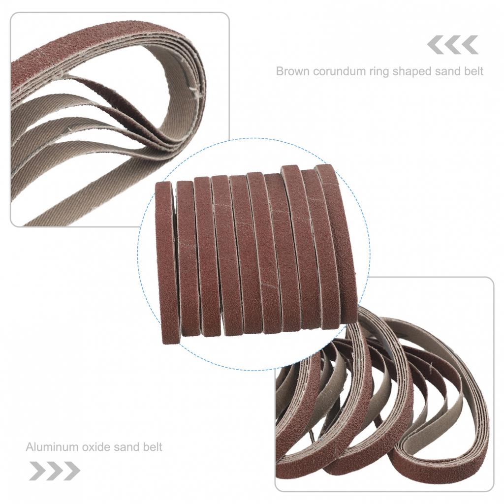 File Sanding Belts Abrasive Sanding Belts 50pcs 330mm X 10mm Belt Power Useful