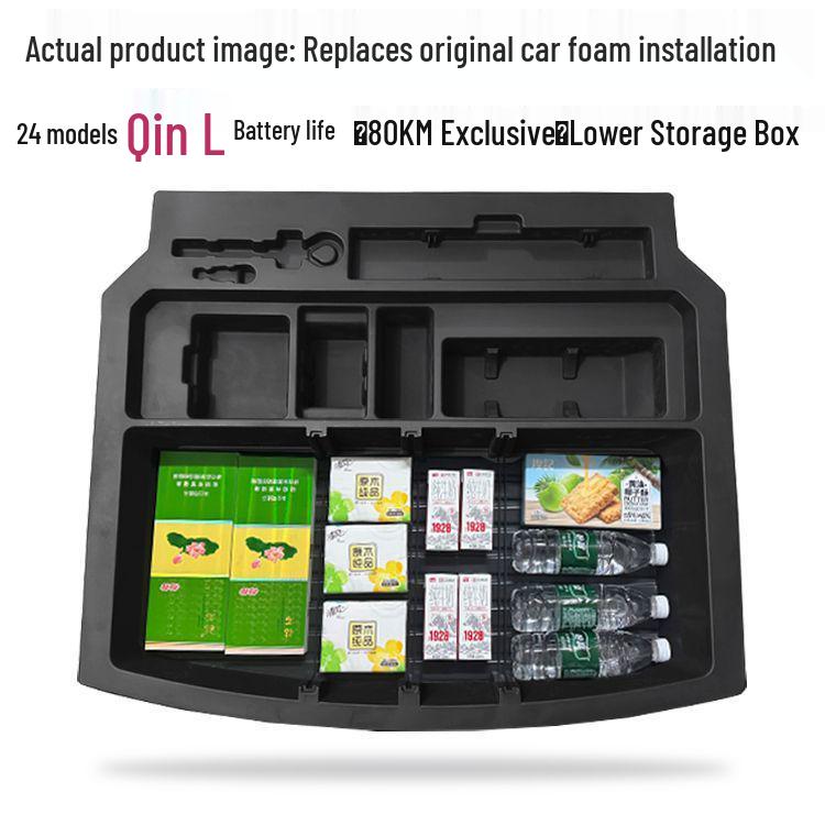 

Trunk Storage Box for 24 BYD Models: Qin, L, Seal, 06 - Lower Layer, 80KM Range Genuine Product - Free Shipping