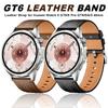 Official 22mm Composite Leather Strap for Huawei Watch GT6 Pro 46mm Bussiness Band Wristband for Huawei Watch GT6/5/4/3 Watch Strap