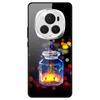 For Honor Magic6 Pro 5G Slim Case Pattern Printing PC+Tempered Glass+TPU Phone Shell