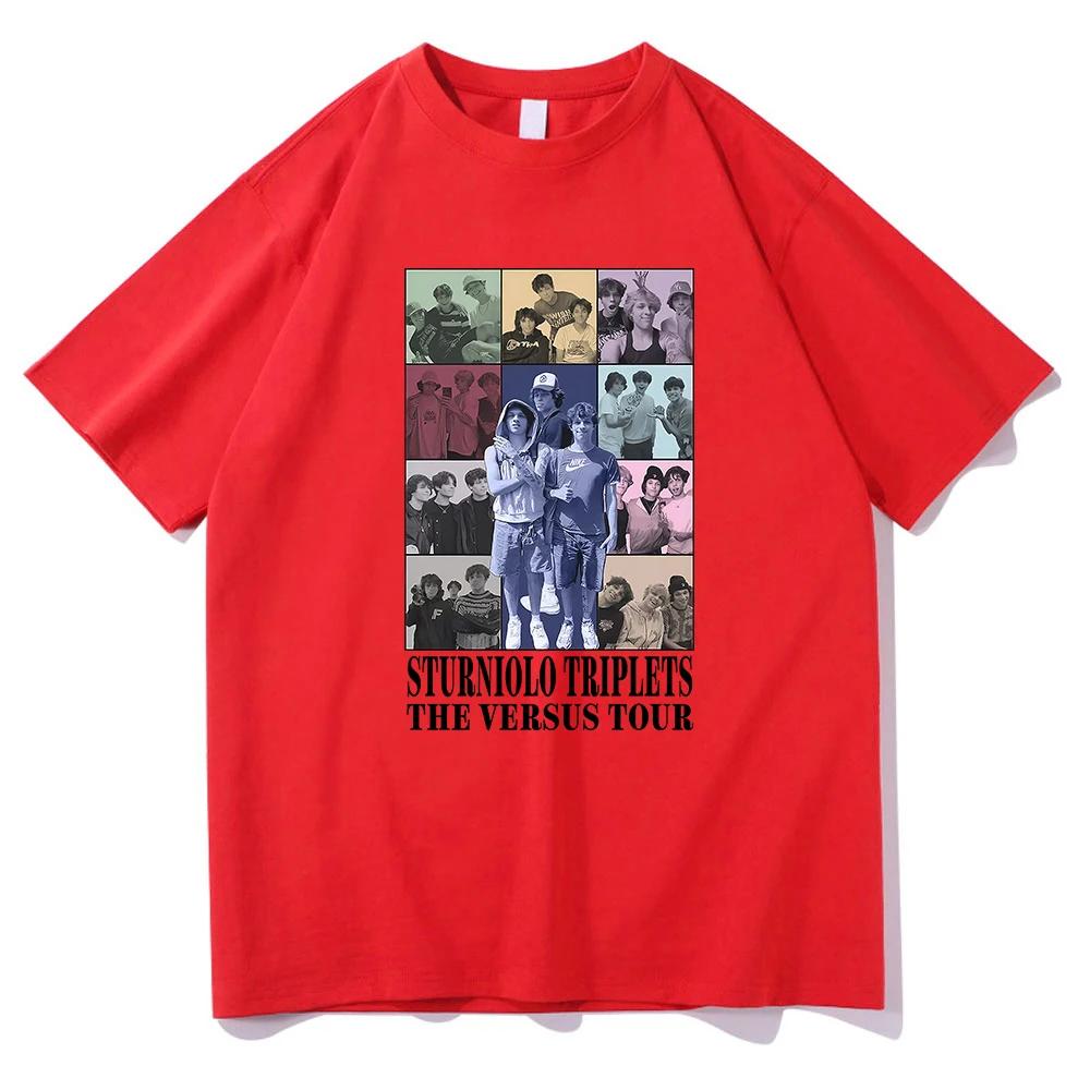 

Sturniolo Triplets The Eras Tour T Shirts Funny MenWomen Clothing Unisex Hip Hop clothes Streetwear Cotton Graphic TShirts 4XL