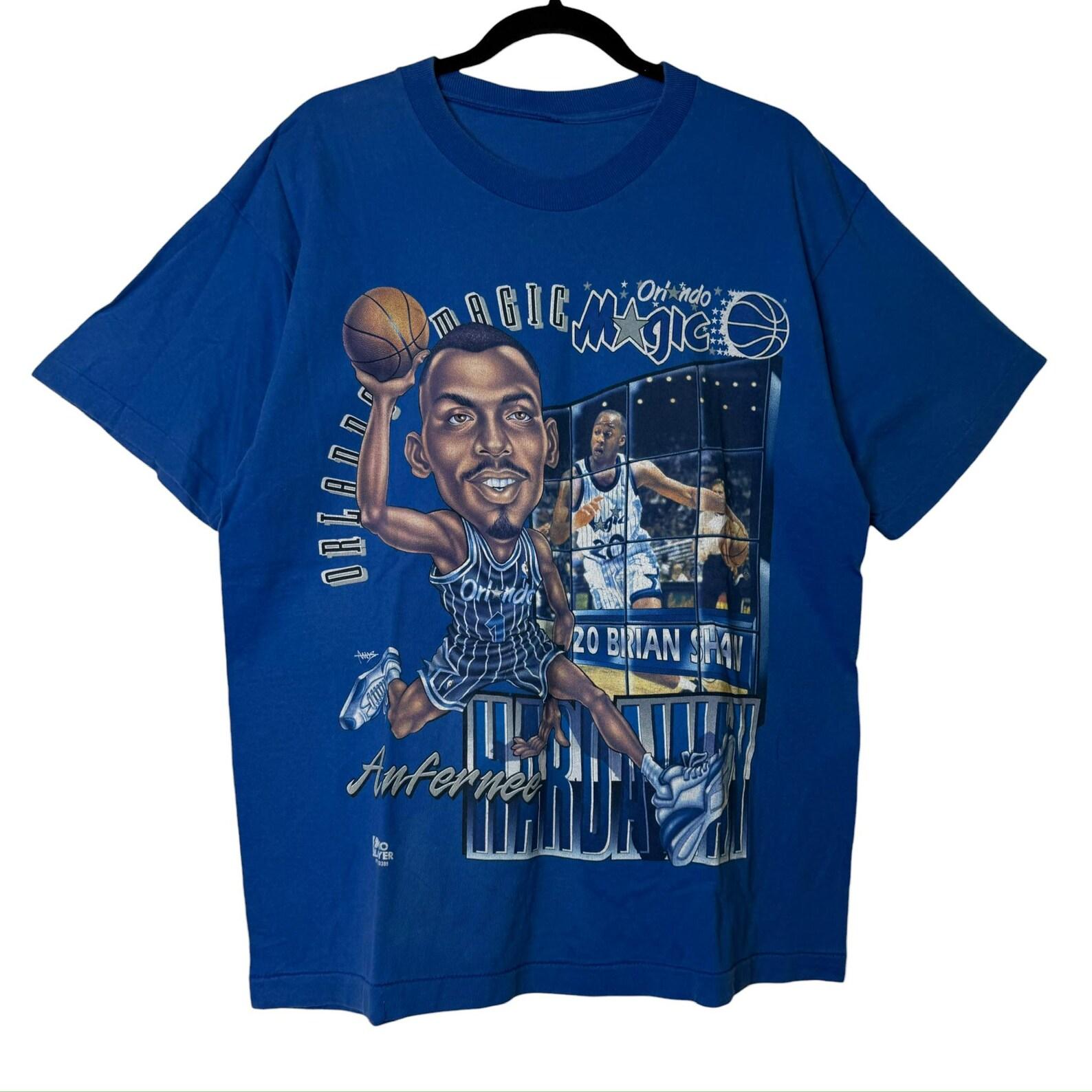 90s Penny Anfernee Hardaway Orlando Magic T shirt Sz L (B2579) S