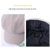Women Beret Autumn and Winter Fashion Warm Winter Hat Wholesale Solid Colour Octagonal Cap Versatile Duck Tongue Cap