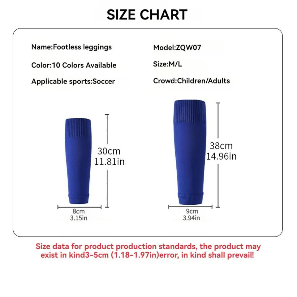 1 Pair Breathable Calf Compression Sleeve Professional High-quality Soccer Socks For Running Football Basketball