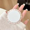 Plaid Simple Round Mobile Phone Airbag Bracket Magnetic Suction Telescopic Ring Wind Desktop Watching Drama Support