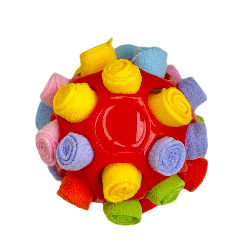 Enhanced Bite-Resistant Pet Snuffle Ball Puzzle Toy