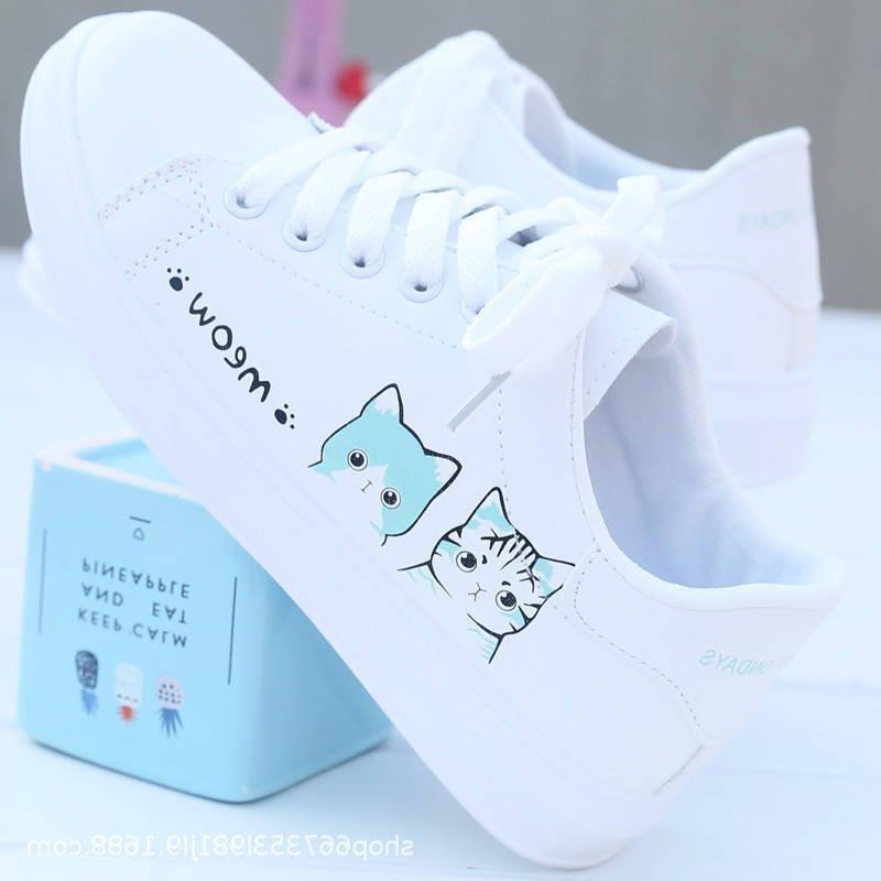 22 new lace-up student flat-bottomed breathable soft leather canvas shoes casual shoes