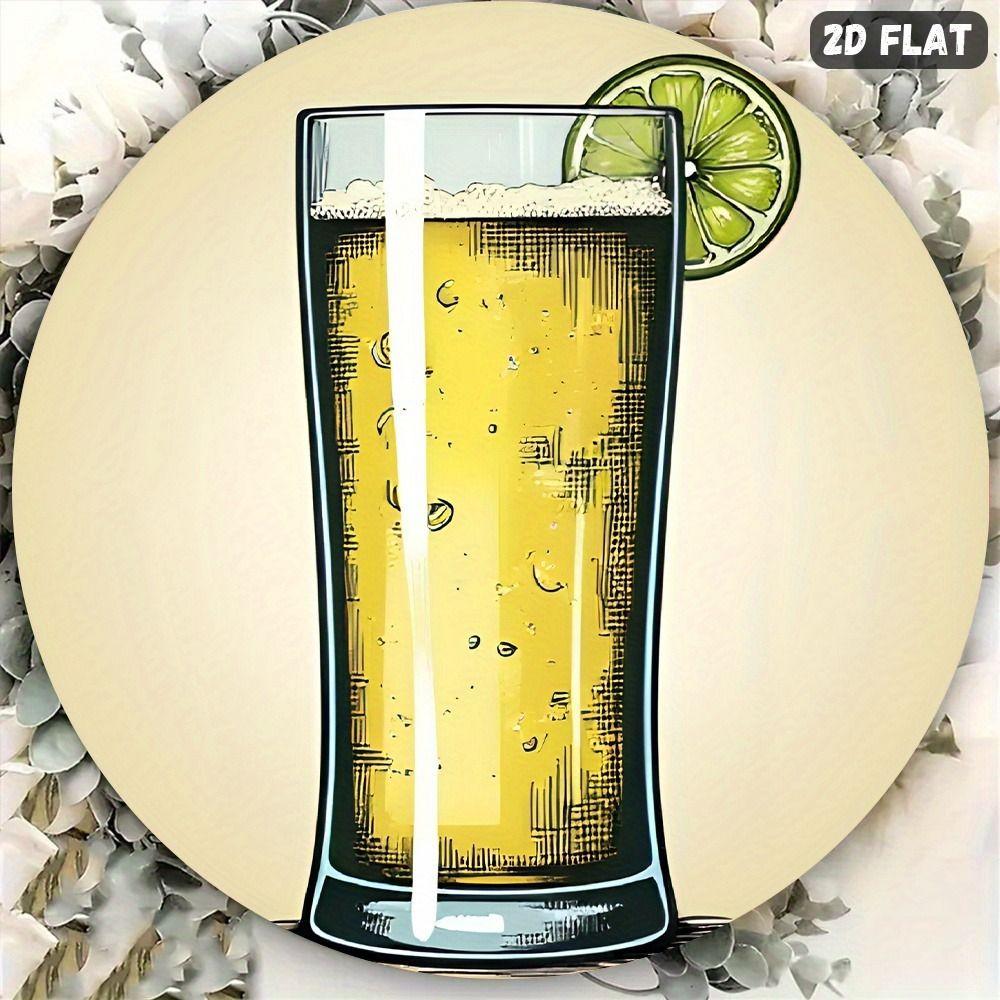 Segno in Latta Metallico Birra Decorazione Murale 20x30cm