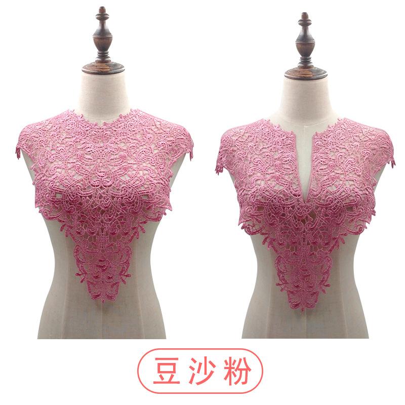 Water-Soluble Lace Collar, Polyester Silk Embroidered Corsage, Three-Dimensional Hollow Collar, Fake Collar, Front Collar And Back Collar Shawl.