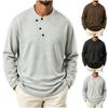 Men's Neck Long Sleeve Sweatshirt, Color Loose Fit Casual Pullover for Spring and Fall
