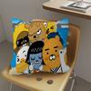 K-KAKAOS FRIENDS Cartoon Maple Design Cushion Cover Happy Autumn Harvest Decor Holiday Decorati Pillow Cover