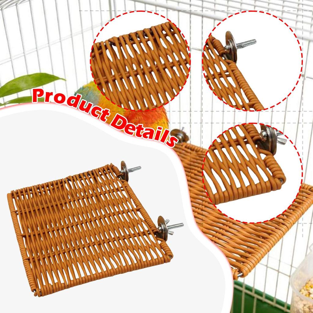 Sitzstangen-Set für Käfig, Einfach zu montieren, Sitzgelegenheit für Vögel, Ersatzteil für Papageienkäfig,