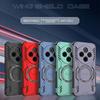 KEYSION Hollow Heat Dissipation Case for IQOO Z10 5G Silicone+PC Magnetic Cooling Shockproof Phone Back Cover for VIVO IQOO Z10