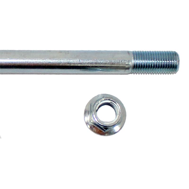 Motorcycle Wheel Axle for Honda Yamaha Suzuki KTM Crossbike Dirtbike 15mm 210mm 230mm 245mm 260mm 280mm 305mm Axles With Nut