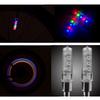 2Pcs LED Tyre Tire Valve Caps Wheel Spokes LED Warning Light for Bike  Mountain Road Bicycle