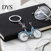 Schlüsselanhänger Vintage Fahrradschlüsselanhänger - Zinklegierung Mini-Fahrrad mit Retro-Tropfenmalerei, Künstlerisches Radsportgeschenk für Schlüssel & Rucksäcke Sportzubehör
