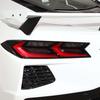 Car Tail Light Vinyl Overlay Tinted Cover Trim Compatible with C8 Corvette Stingray Z51 Z06 2020-2025 Taillights Dark Smoke Wrap Cover Vinyl Decals
