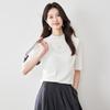 CARBAMMI Women's Thin Knit Round Neck Pullover