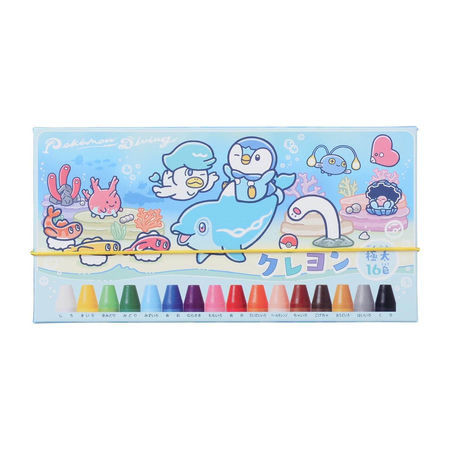 

Pokemon Center Original Crayon Set из 16 штук Pokemon Diving