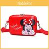 Pattern Bear Pooh Double Sided Printing Zipper Crossbody Bag  School And Outings